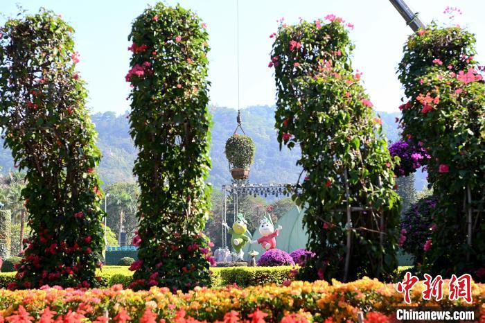 距离今年农博会花博会开幕还有6天时间，各项筹备工作正扎实有效推进中。　张金川 摄